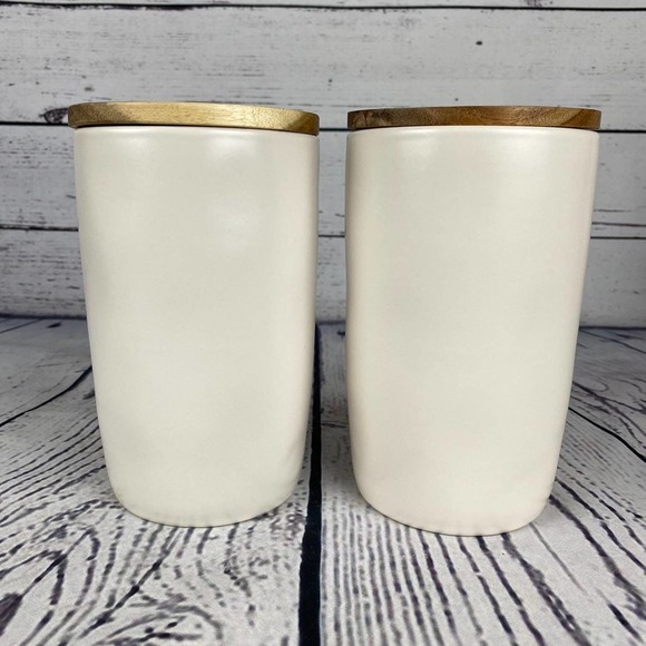 🎄 Rae Dunn Peppermint & Joy To The World Christmas Canister Set - Picture 5 of 9